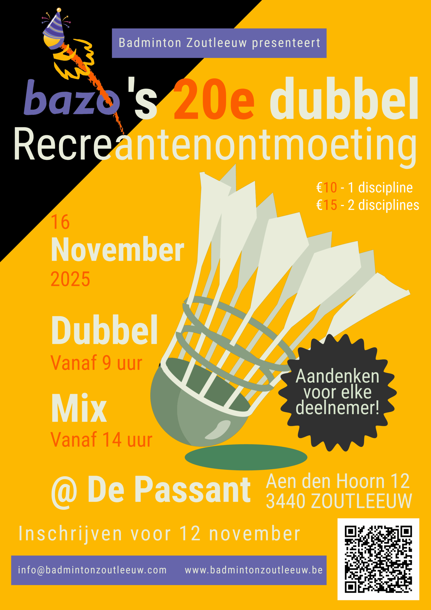 Je bekijkt nu  Dubbel recreantenontmoeting - BaZo